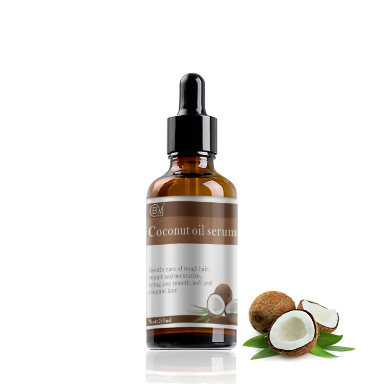 100% чистое натуральное кокосовое масло для волос с личным логотипом для мужчин и женщин
