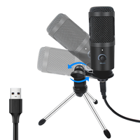 Microphone à condensateur pour ordinateur BM-U750 USB Streaming Podcast PC