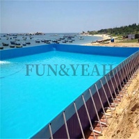 Kunden spezifische Größe Adult Swimming Frame Pool Robustes PVC und Edelstahl mit Filter und Leiter für Kinder