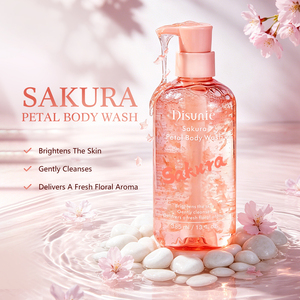 Gel de Ducha Iluminador con Niacinamida y Pétalos de Sakura para Distribuidores Globales, Fragancia Floral Fresca, Gel de Ducha para una Piel Radiante - Product Image 2