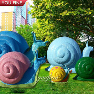 YOUFINE Scultura di Lumache Colorate <span class=keywords><strong>in</strong></span> <span class=keywords><strong>Resina</strong></span> per <span class=keywords><strong>Giardino</strong></span> Esterno, Statua di Lumache <span class=keywords><strong>in</strong></span> Fibra di Vetro - Product Image 3