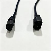 Cable de Alimentación CA VDE IEC 60320 C13 a C14, 10A 250V, Cable de Alimentación para Ordenador de Cobre Puro para PDU, Servidor, Monitor, OEM, Directo de Fábrica