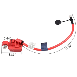Câble de décharge de <span class=keywords><strong>batterie</strong></span> positif (BLOW OFF LEAD CABLE) 61129217031 61126988974 61126938495 6988974 9217031 pour <span class=keywords><strong>BMW</strong></span> E82 E84 E90 - Product Image 5