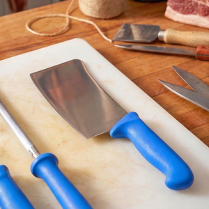 <span class=keywords><strong>Set</strong></span> Professionale di 7 <span class=keywords><strong>Coltelli</strong></span> da Macellaio in Acciaio Inossidabile con Manico Antiscivolo in PP, Resistenti e Lavabili in Lavastoviglie, per Uso Commerciale - Product Image 5