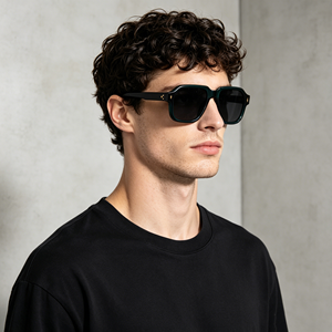 Gafas <span class=keywords><strong>de</strong></span> <span class=keywords><strong>Sol</strong></span> <span class=keywords><strong>de</strong></span> Lujo Unisex <span class=keywords><strong>de</strong></span> Marca Famosa con Logotipo Personalizado, <span class=keywords><strong>Lentes</strong></span> CR39 con Protección UV400, Montura <span class=keywords><strong>de</strong></span> Acetato <span class=keywords><strong>de</strong></span> Diseño, Estilo Moderno <span class=keywords><strong>y</strong></span> Personalizado - Product Image 2