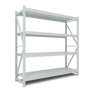 Racks Storage Rack Heavy Duty 4 Tier Warehouse Stacking Racks Shelves Adjustable Household Storage Shelf Metal Rack