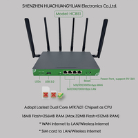 Router 5G MTK7621 4G 5G OpenWRT con Tarjeta SIM, WiFi 6 de 1800Mbps, 256MB de RAM, 16MB de Flash, Amplio Rango de Voltaje, Preinstalado Goldenorb