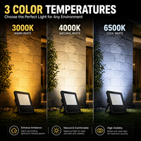 Reflector LED de Alta Potencia, Diseño Exclusivo, IP65 Impermeable, Protección Contra Sobretensiones de 4000V, Vidrio Texturizado Antideslumbrante, 30W-600W