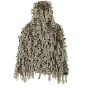 Combinaison de camouflage AUSCAMOTEK Ghillie Suit en herbe sèche marron pour homme, vêtements de chasse respirants, combinaison intégrale de camouflage - Product Image 2
