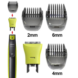 Cabezal de Afeitadora One Blade con Kit de Peines de 2/4/6 mm, Juego de Afeitado Multifuncional de Acero Inoxidable para Afeitadoras Eléctricas OneBlade - Product Image 2