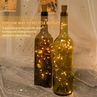 Guirlande lumineuse GFLAI en liège, bouteille de vin à piles, LED féerique, décoration de mariage