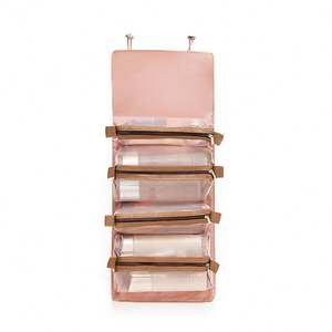 Professional Nylon Quilted Leather Canvas <b>Makeup</b> Pouch <b>Bag</b> Brushes <b>Bag</b> Travel Customized <b>Makeup</b> <b>Bag</b> - Product Image 2