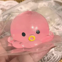Jouet anti-stress Octopus Bubble Popping Squishy Transparent pour presser les boutons, unisexe, tous âges