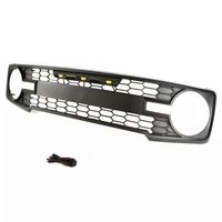 Gobison 2021 + Kit de carrosserie automobile de haute qualité en plastique ABS nouveau design de calandre avec lumière LED pour les grilles de voiture FORD Bronco