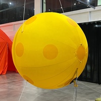 Ballons gonflables de pickleball personnalisés de 2 m de diamètre en tissu Oxford, durables, réutilisables, imperméables, faciles à installer, pour la publicité