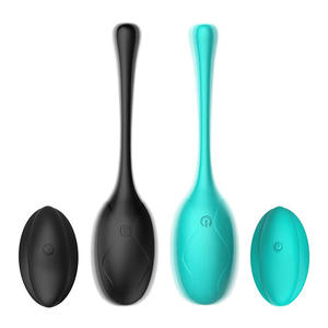 Groothandel Draadloze Oplaadbare Siliconen <span class=keywords><strong>Vibrator</strong></span> voor Vrouwelijke Masturbatie Vibratie voor Ei-vormige Vibrators - Product Image 1