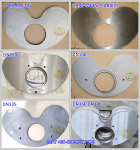 Pièces de rechange de pompe à béton Schwing 10140453 DN150 doublure de boîtier/plaque d'usure de rein <span class=keywords><strong>derrière</strong></span> - Product Image 6