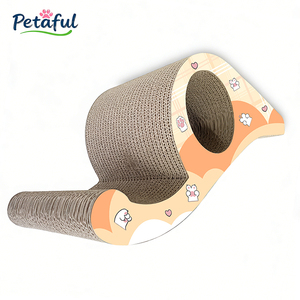 Snail-Shaped Cat Scratching Board High-Density Corrugated Paper Cat Scratcher Comfy Cardboard Training Play Hilarious <strong>Pet</strong> Toy - Product Image 2