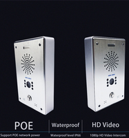 Système d'interphone audio IP/SIP/VOIP avec microphone, bouton SOS, écran tactile LCD en acier inoxydable – Vente directe usine