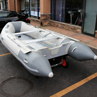 Bateau pneumatique de course en PVC pour la navigation, bateau gonflable pliable, bateau de pêche gonflable avec pagaie, canoë gonflable, radeau