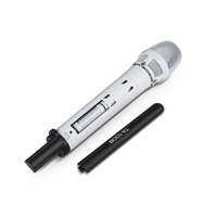 Système de microphone dynamique portable BAIFEILI TA100B, microphone sans fil USB rechargeable UHF, microphone portable à main, réduction du bruit, portée de 30 m