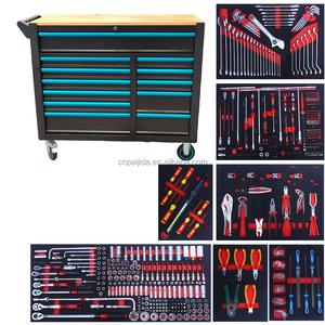 718pcs Automotive Repair <strong>Tools</strong> <strong>Trolley</strong> with EVA Foam Trays <strong>Tool</strong> Set <strong>Tool</strong> Cart Garage Equipment Mobile Drawer Cabinet Tolley - Product Image 1