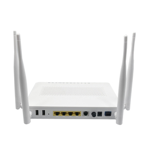 Manufacturer <strong>FTTH</strong> 2.4G&amp;5G Wifi 1GE+3FE+1POTS Fiber Optic Network Dual Band AC Wifi XPON <strong>ONU</strong> Xpon with ONT Dual Band <strong>Router</strong> - Product Image 3