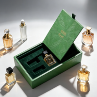 Innovador Envase de Perfume en Aerosol para Hombre, Caja de Regalo con Impresión Personalizada, Diseño de Tapa Abatible de Cartón Plegable, Lujo Personalizado