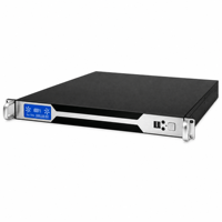 Boîtier de serveur industriel 1U personnalisé pour montage en rack, avec écran LCD, en tôle d'aluminium, fabrication OEM