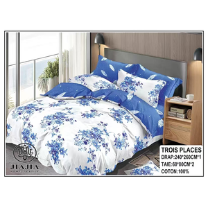 Juego de sábanas de 3 piezas con estampado Hawaiano, juego de sábanas blancas, rosas y azules para fundas de almohada médicas de hospital, juego de sábanas planas - Product Image 6