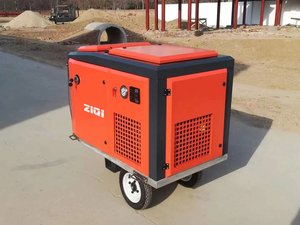 미니 고압 가스 구동 가솔린 다이브 가솔린 엔진 휴대용 가벼운 바퀴 나사 공기 압축기 펌프 판매 - Product Image 5