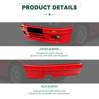 Accesorios de Modificación Exterior para Automóviles, Kit de Carrocería E30 M Tech para BMW Serie 3 E30 325i 1984-1990