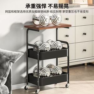 Multi Tier <b>Storage</b> <b>Cart</b> 3 Shelves Portable Movable Kitchen Living Room Bathroom Rack - Product Image 3