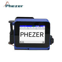 Imprimante à jet d'encre portable Phezer PC11pro avec poignée détachable, machine de codage de date et de code de lot portable