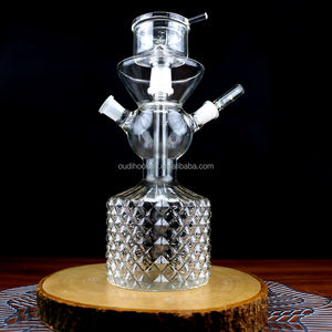 Offre Spéciale Plein Verre Fumée Ensembles Narguilé Fumer Le Narguilé Avec Boîte en cuir Paquet - Product Image 2