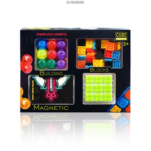 Jouet de <span class=keywords><strong>puzzle</strong></span> en cube magnétique <span class=keywords><strong>3D</strong></span>, jouet créatif de décompression, jouet éducatif pour enfants, apprentissage éducatif, soulagement du stress, <span class=keywords><strong>puzzle</strong></span> éducatif - Product Image 4