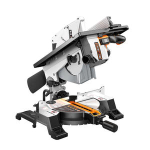 Sierra compuesta de doble propósito, sierra ingletadora para carpintería de 10 pulgadas, sierra de marco de <span class=keywords><strong>aluminio</strong></span>, cortadora de perfil de 45 grados - Product Image 1