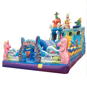 16ft nhỏ trẻ em nhiệm vụ nặng nề Inflatable PVC Nylon trượt nước bán Úc 30ft siêu đôi trượt cho sử dụng ngoài trời - Product Image 6