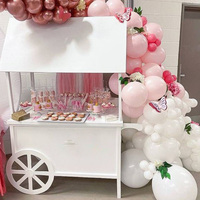 Chariot mobile personnalisé en fibre de verre pour mariage, pour bonbons et glaces, remorque alimentaire, restauration rapide, snacks, événements multi-scènes, avec roues
