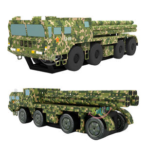 Caliente inflable multibarril cohete <span class=keywords><strong>coche</strong></span> camión modelo forma inflable objetivo falso para el ejercicio de maniobra - Product Image 1