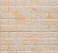 Papel de parede 3d de espuma de mármore painel de parede de tijolo falso peel e vara azulejos de granito texturizados