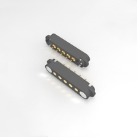 Connecteur de charge magnétique à ressort en laiton à 5 broches XIANKUN |   Broches Pogo pour Smartphones/Appareils IoT |   Qualité industrielle