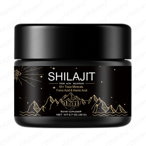 ผลิตภัณฑ์เสริมอาหารครีมเรซิน shilajit บริสุทธิ์หิมาลัยออร์แกนิกพร้อมแร่ธาตุสมุนไพรหลายตัวช่วยสร้างภูมิคุ้มกันฉลากส่วนตัว - Product Image 1