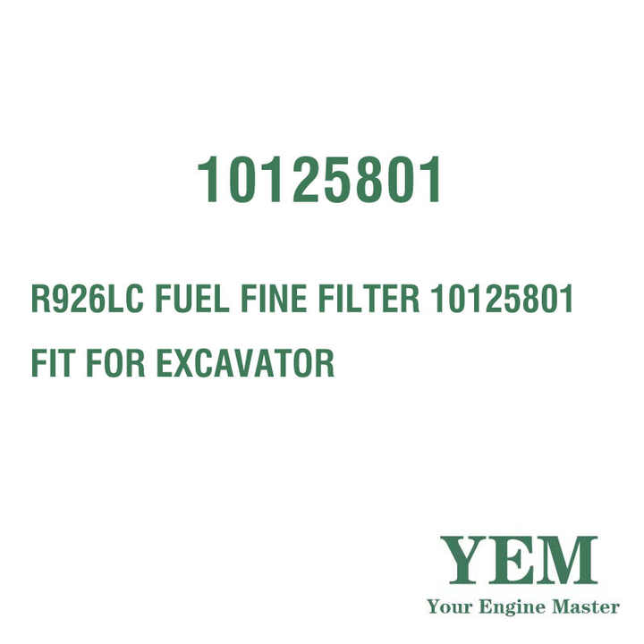 R926LC FUEL FINE FILTER 10125801 FIT FOR LIEBHERR EXCAVATOR ENGINE 