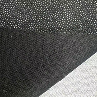 Entoilage thermocollant en tissu 75D*300D en polyester tricoté à insertion de trame pour veste de costume et col de chemise