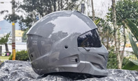 Nouveau design Scorpion Retro 3/4, casque modulaire demi-face électrique, casque intégral pour hommes, casques de moto