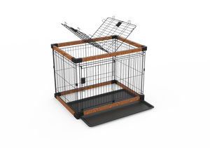 กรงไม้สำหรับสัตว์เลี้ยงทนทานกรงสุนัขสำหรับสัตว์เลี้ยงในบ้าน - Product Image 6