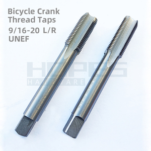 Cnc — cannelures droites UNEF 9/16/20, fils de bicyclette standard, gauche et droite, pour montage de vis à pédale - Product Image 1