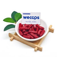 Capsules vides en gélatine bovine de qualité pharmaceutique Wecaps, taille 0, avec un taux de remplissage élevé et des options de couleur personnalisées
