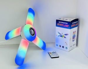 Nuevo Producto CP017, Lámpara LED Bluetooth con Música, Lámpara Plegable de 4+1 Hojas, Luz Bluetooth RGBW con Control Remoto para <span class=keywords><strong>Navidad</strong></span> - Product Image 4